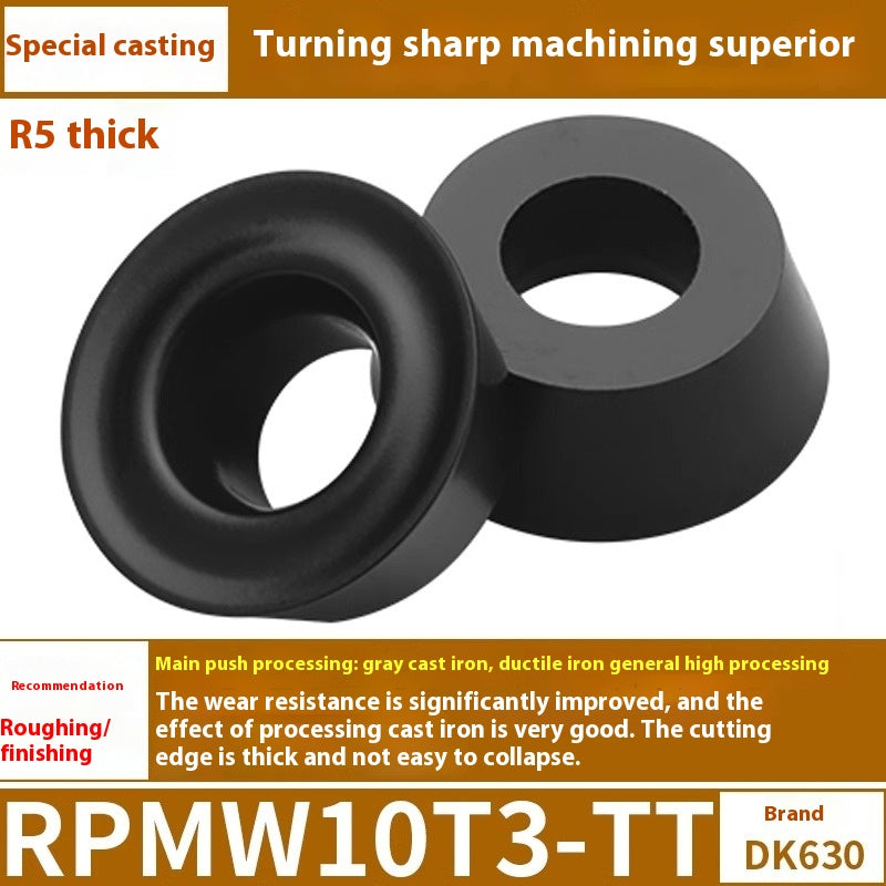 6009 CNC milling inserts RPMW carbide R5 machining center R4 milling machine R6 milling inserts RPMT round cutter grain cutting tools Shandong Denso Pricision Tools Co.,Ltd.